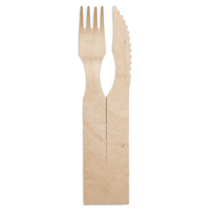 B2C DUO CUTLERY SETS 6.9" 300 units - 6 Pack