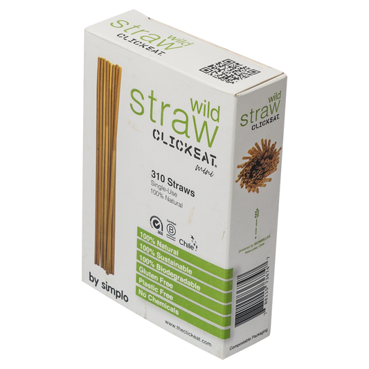 Straw Buddy OneClickOpen Reusable Straw Set - 4X Clickable Open Dolphin Straws