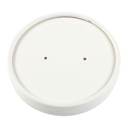 Paper vented lids for 8oz/12oz/16oz cups with water based liner