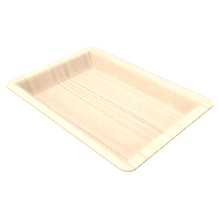 WOODEN RECTANGULAR PLATE 7.8*5.7*0.7