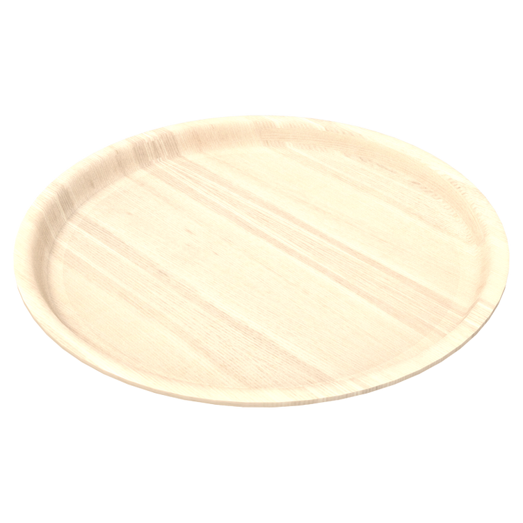 WOODEN ROUND PLATE 5.5*0.3